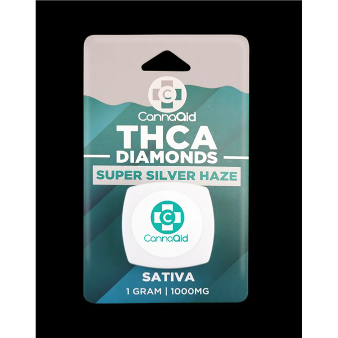 Picture of CANNAAID THCA DIAMONDS 1 GRAM - SUPER SILVER HAZE (SATIVA)