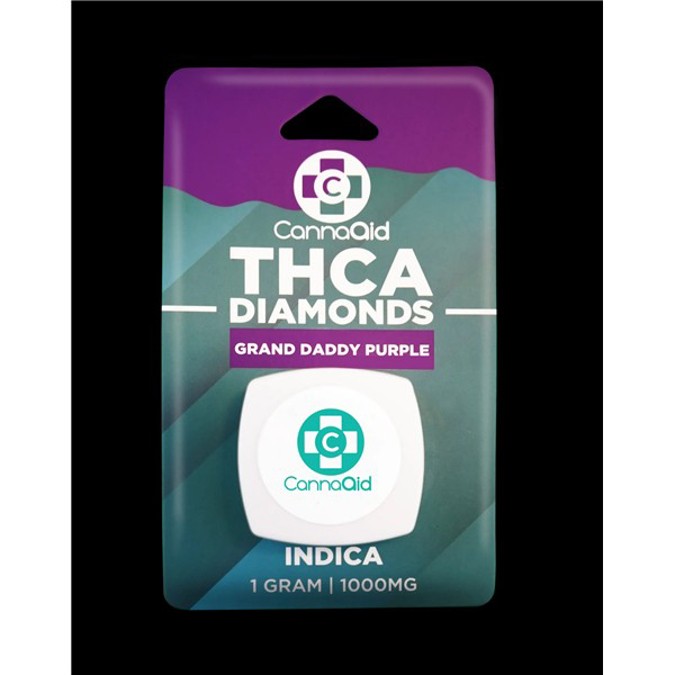 Picture of CANNAAID THCA DIAMONDS 1 GRAM - GRAND DADDY PURPLE (INDICA)
