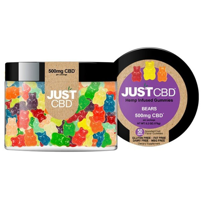 Picture of JUST CBD 500MG BEAR GUMMIES
