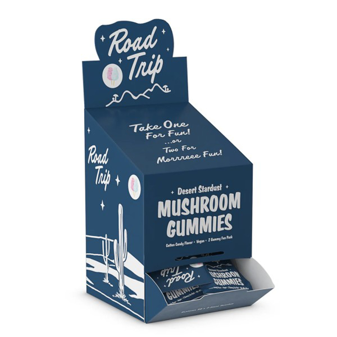 Picture of ROAD TRIP MUSHROOM GUMMIES 30PK COTTON CANDY