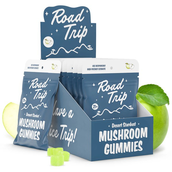 Picture of ROAD TRIP MUSHROOM GUMMIES 30PK GREEN APPLE