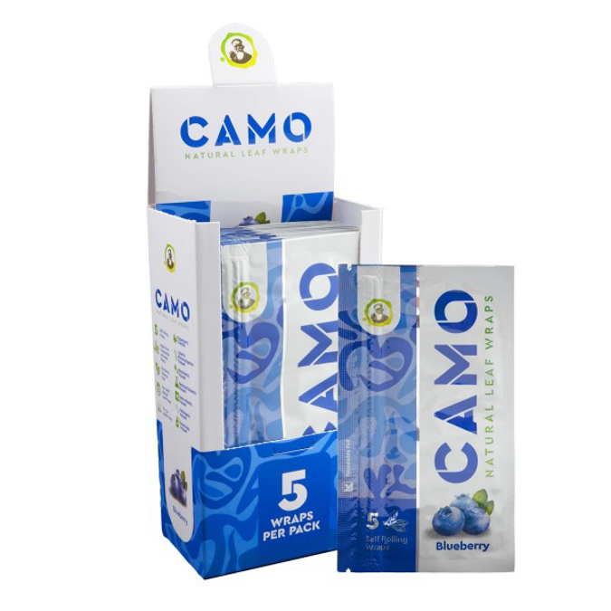 Picture of CAMO NATURAL LEAF WRAP 5PK   BLUEBERRY