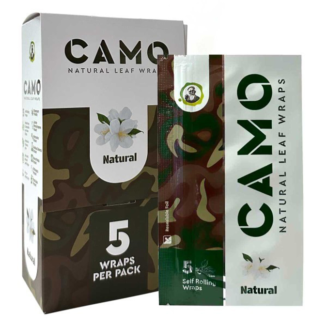 Picture of CAMO NATURAL LEAF WRAP 5PK - NATURAL