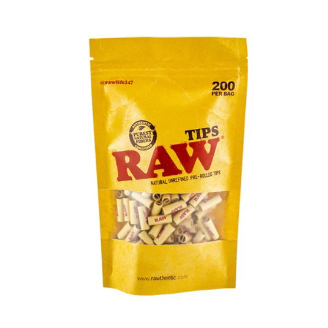 Picture of RAW TIPS PRE ROLLED 200PK BAG