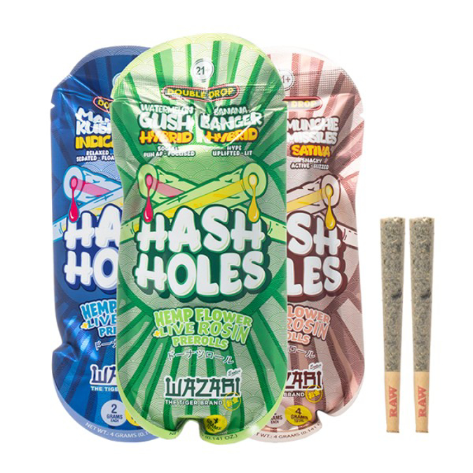 Picture of WAZABI EXOTICS THCP 2G HASH HOLES - GOOFY GAS + WAVY BABY (SATIVA)