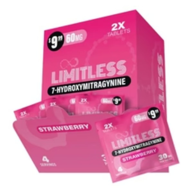 Picture of LIMITLESS 7 HYDROXY 50MG 10CT STRAWBERRY