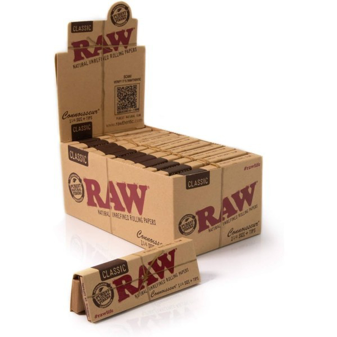 Picture of RAW CLASSIC CONNOISSEUR 1 1/4 SIZE 24 BOX
