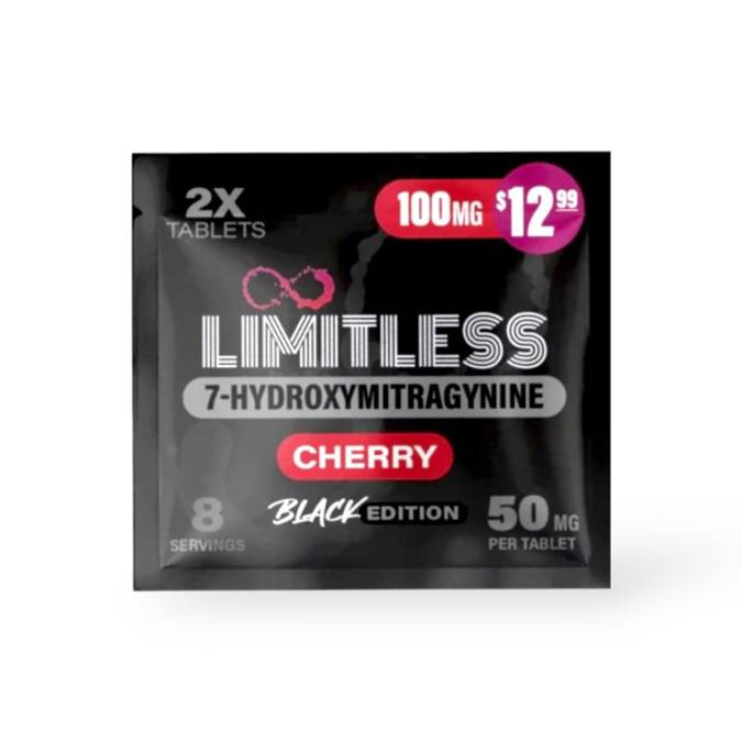 Picture of LIMITLESS 7 HYDROXY 30MG 2CT BLACK EDITION CHERRY