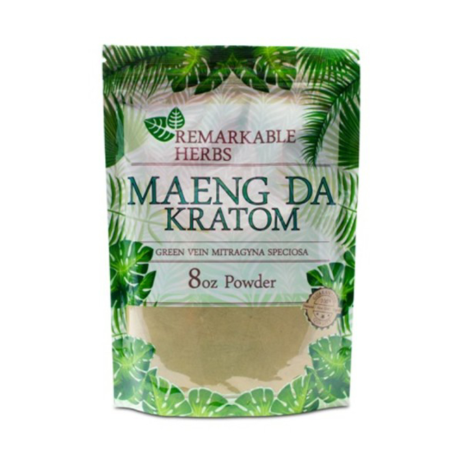 Picture of REMARKABLE HERBS GREEN VEIN MAENGDA 8OZ KRATOM