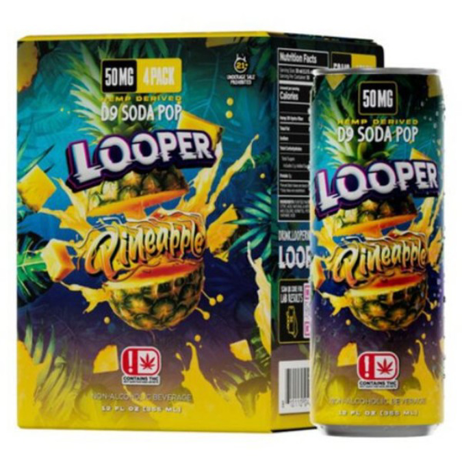 Picture of LOOPER D9 SODA 50MG   PINEAPPLE