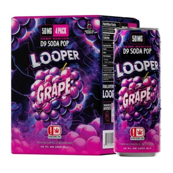 Picture of LOOPER D9 SODA 50MG 4CT - GRAPE