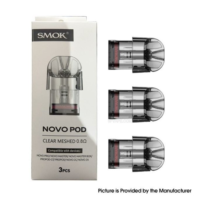 Picture of SMOK NOVO POD CLEAR MESH 0.8 3PC