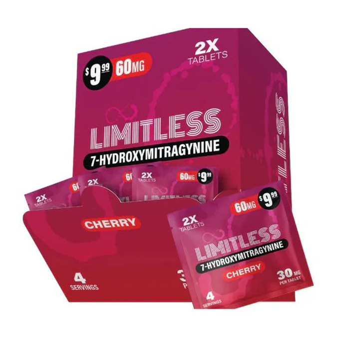 Picture of LIMITLESS 7 HYDROXY 30MG 2CT CHERRY