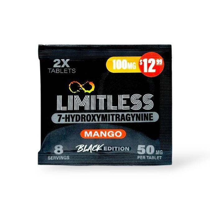 Picture of LIMITLESS 7 HYDROXY 50MG 2CT - MANGO