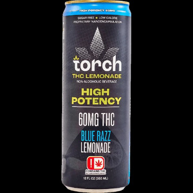 Picture of TORCH THC SELTZER 60MG   BLUE RAZZ