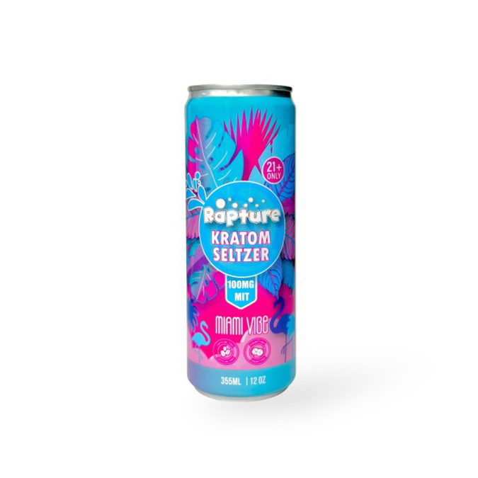 Picture of RAPTURE KRATOM SELTZER 100MG MIAMI VIBE