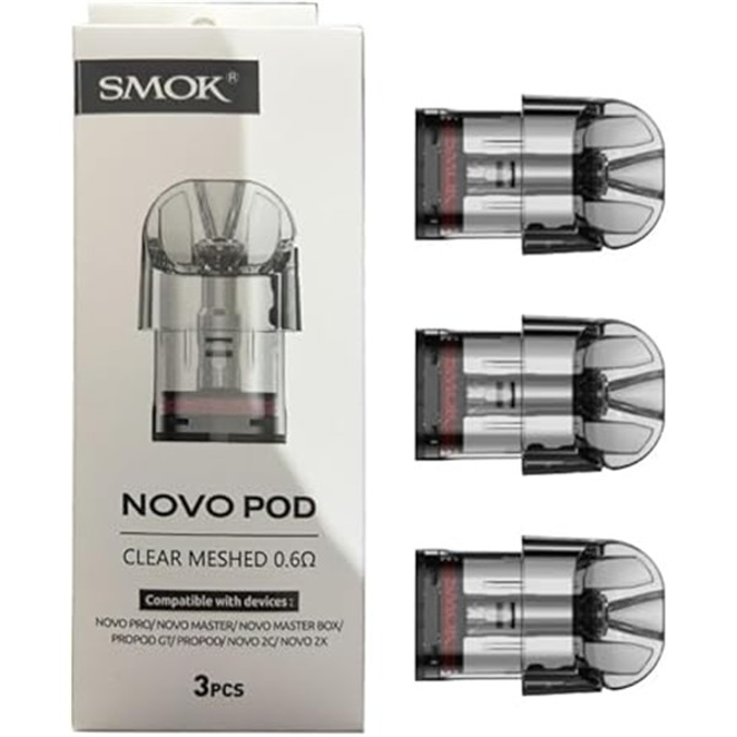 Picture of SMOK NOVO POD CLEAR MESH 0.6 3PC