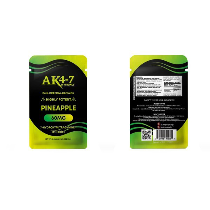 Picture of AK4-7 HYDROXY 60MG 1CT - PINEAPPLE