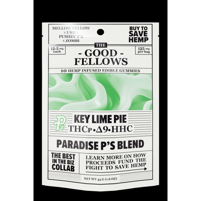 Picture of GOOD FELLOWS INFUSED 10PC EDIBLES PARADISE P`S BLEND KEY LIME PIE 6CT
