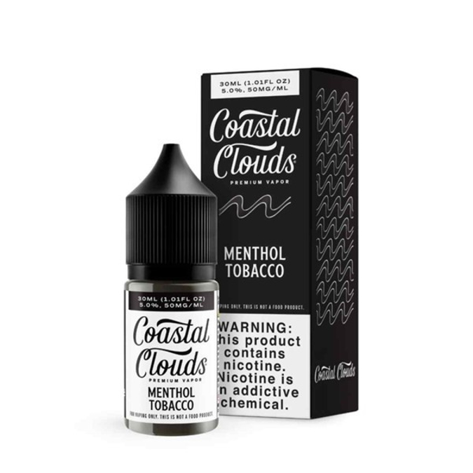 Picture of COASTAL CLOUDS SALTS 50MG 30ML MENTHOL TOBACCO