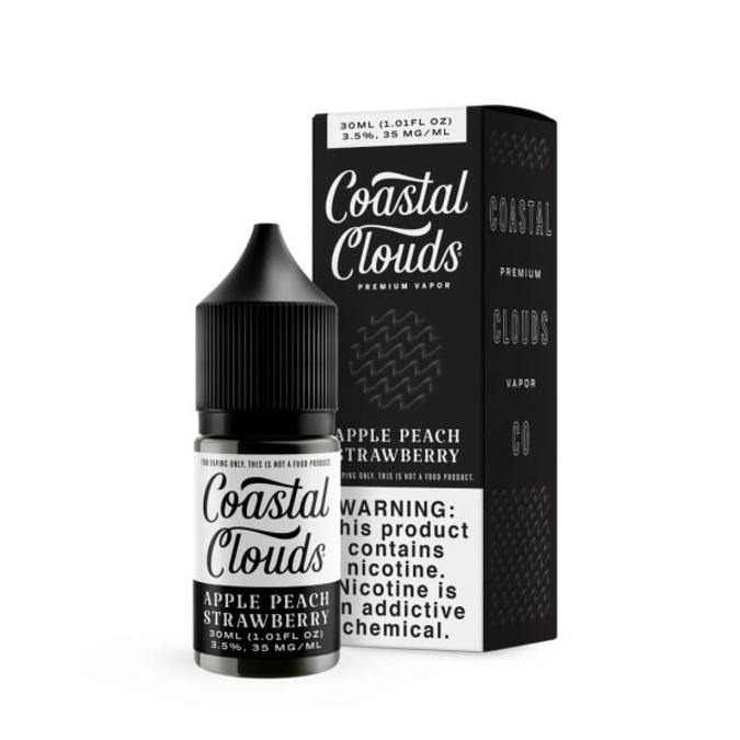 Picture of COASTAL CLOUDS E LIQUID E LIQUIDS 30ML APPLE PEACH STRAWBERRY   35MG