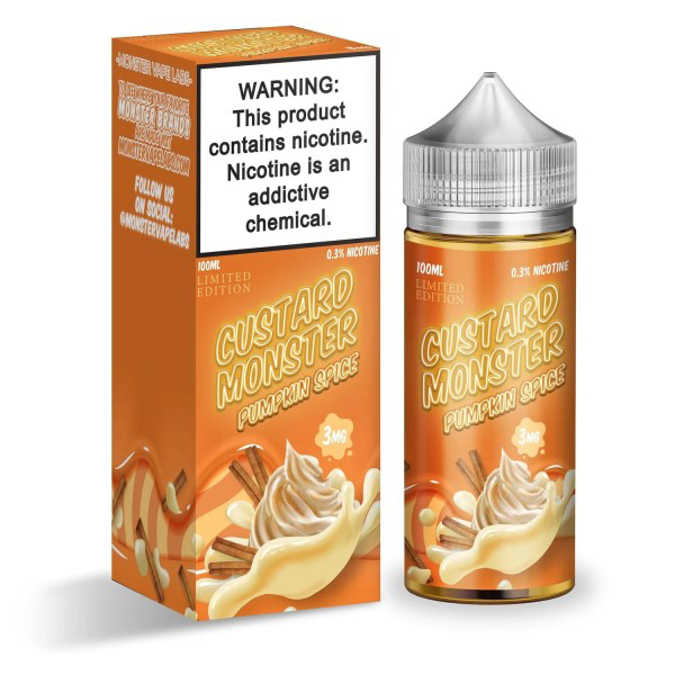 Picture of CUSTARD MONSTER 100ML PUMPKIN SPICE 6 MG