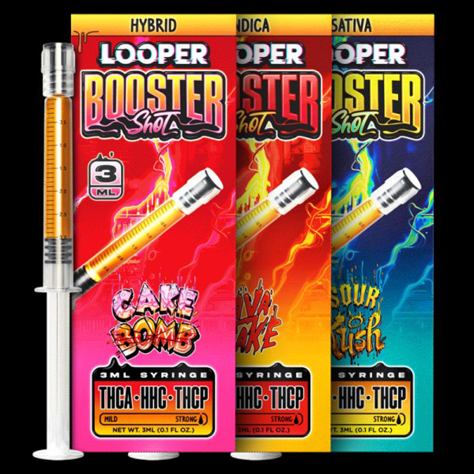Picture of LOOPER BOOSTER SHOT 3ML 5CT - STRAWBERRY COOKIES (SATIVA)