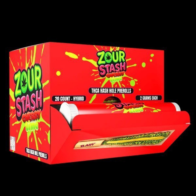 Picture of ZOUR BITEZ THCP 3000MG GUMMIES 6PK 30CTBX CHERRY LIME