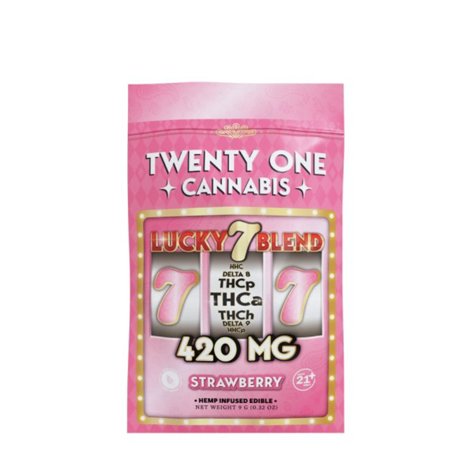 Picture of TWENTY ONE CANNABIS LUCKY 7 BLEND 30CT - STRAWBERRY
