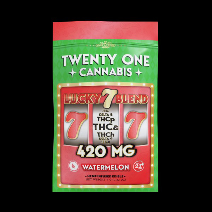 Picture of TWENTY ONE CANNABIS LUCKY 7 BLEND WATERMELON