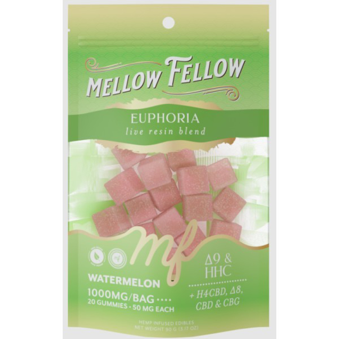 Picture of MELLOW FELLOW EUPHORIA WATERMELON 2CT 100MG