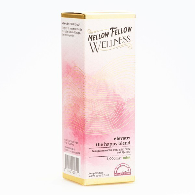 Picture of MELLOW FELLOW WELLNESS HAPPY BLEND 2000MG - MINT
