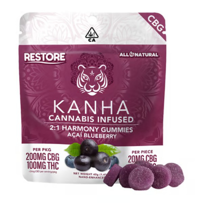 Picture of KANHA TASTE THE BLISS GUMMIES ACAI BLUEBERRY