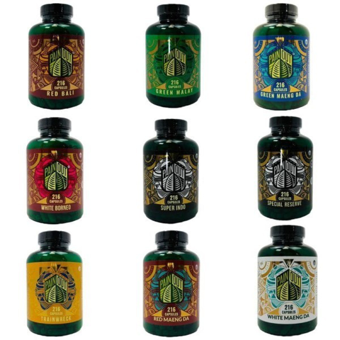 Picture of PAIN OUT KRATOM 1008 CAPS - WHITE BORNEO