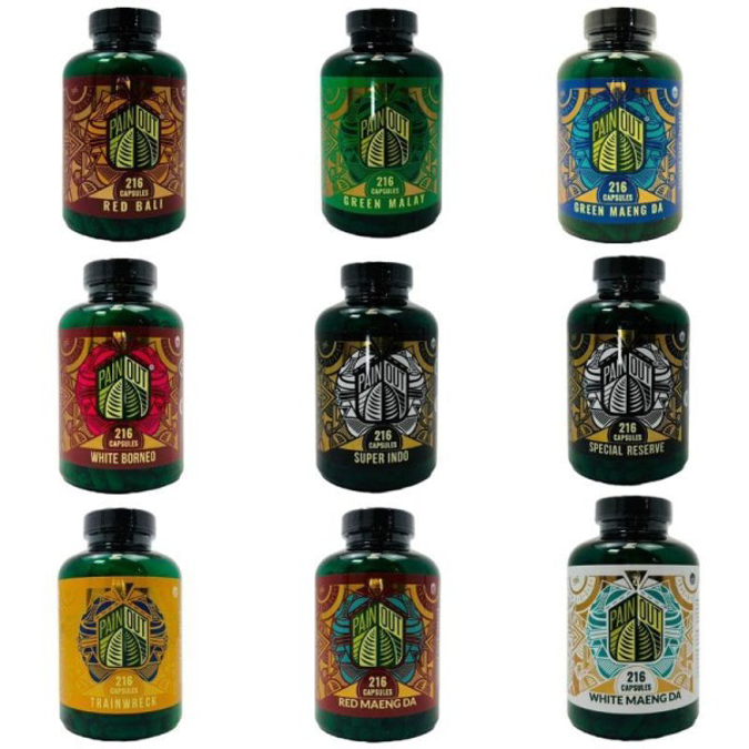 Picture of PAIN OUT WHITE BORNEO 1008 CAPS