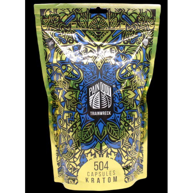 Picture of PAIN OUT KRATOM 504 CAPS - TRAIN WRECK