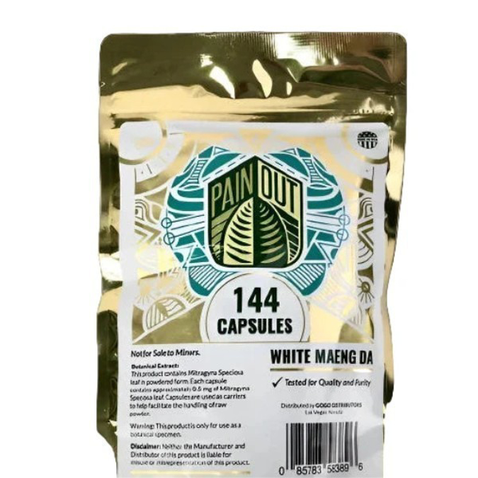 Picture of PAIN OUT KRATOM 1008 CAPS - WHITE MAENG DA