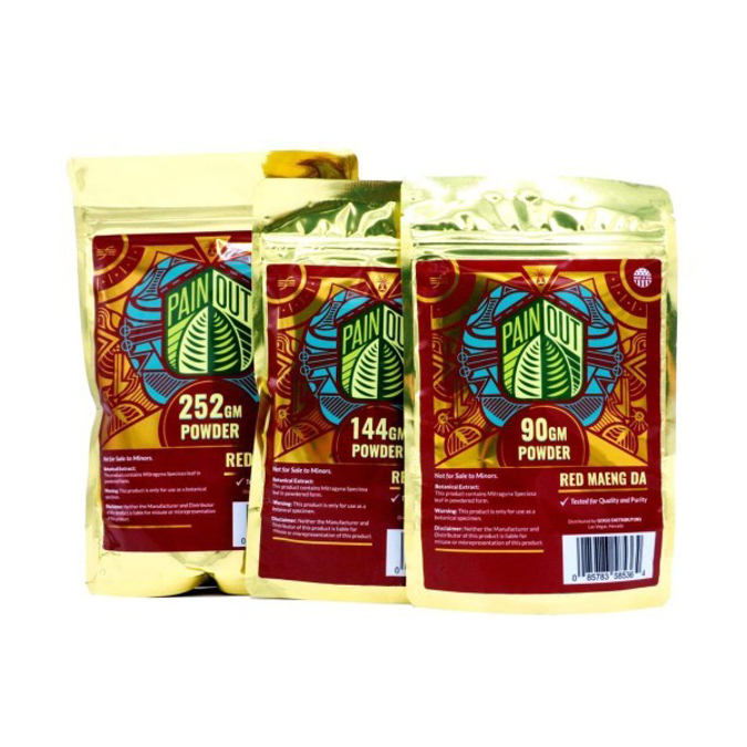 Picture of PAIN OUT KRATOM 1008G POWDER - RED MAENG DA