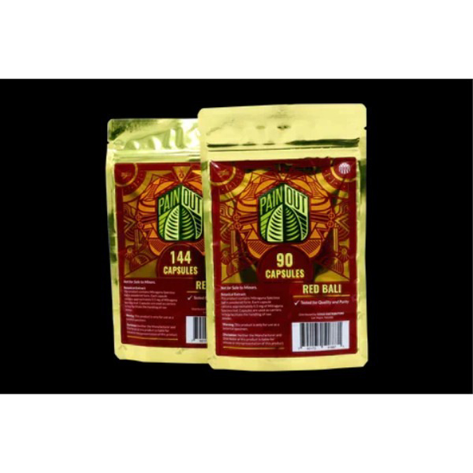 Picture of PAIN OUT KRATOM 144 CAPS - RED BALI
