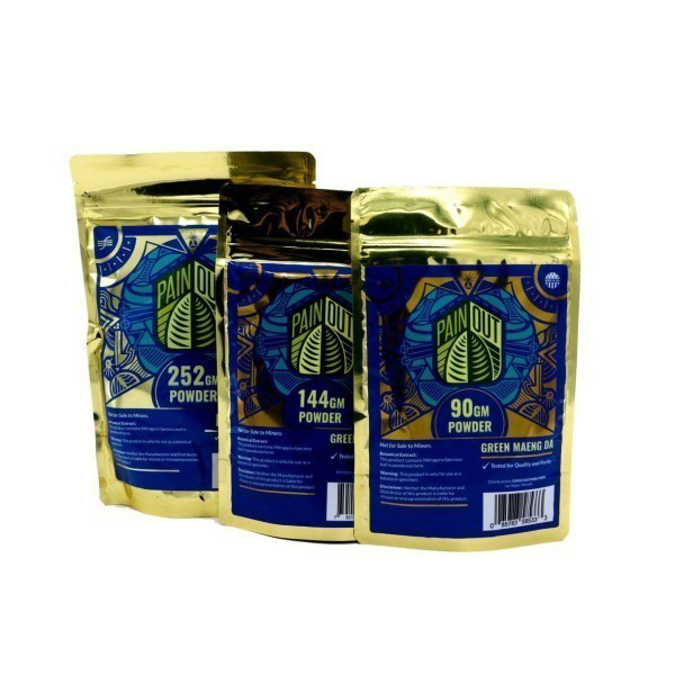 Picture of PAIN OUT KRATOM 144G POWDER - GREEN MAENGA DA