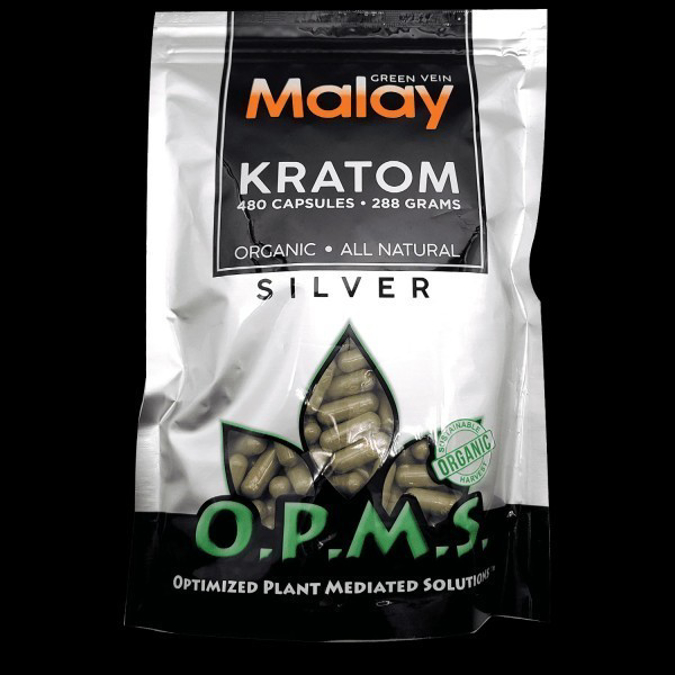 Picture of OPMS KRATOM 480CAP - GREEN VEIN MALAY