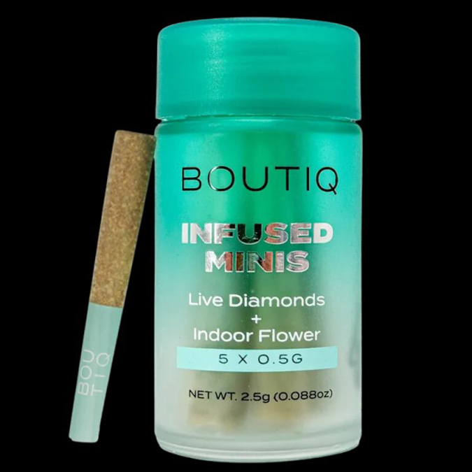 Picture of BOUTIQ INFUSED MINIS LIVE DIAMOND x INDOOR FLAVOUR 10CT ASSORTED