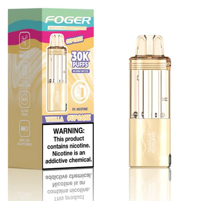 Picture of FOGER POD 30K VANILLA CUPCAKE