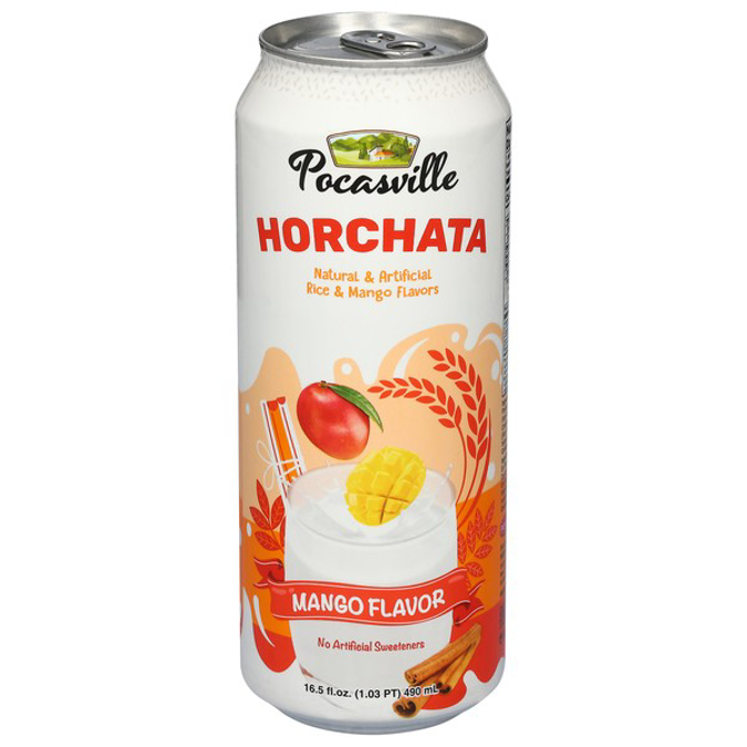 Picture of POCASVILLE HORCHATA 490ml DRINK - SABOR MANGO