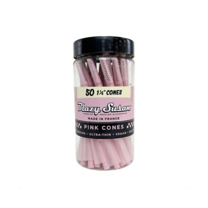 Picture of BLAZY SUSAN PINK CONES 1 14 SIZE 50CT JAR