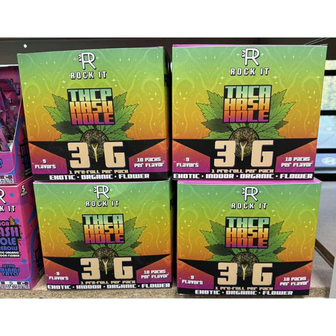 Picture of ROCK IT 3G THCA HASH HOLE 9 FLAVOUR BOX