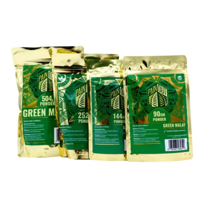 Picture of PAIN OUT KRATOM 36G POWDER - GREEN MALAY