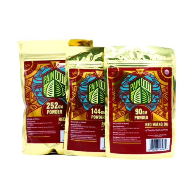 Picture of PAIN OUT KRATOM 252G POWDER - RED MAENG DA