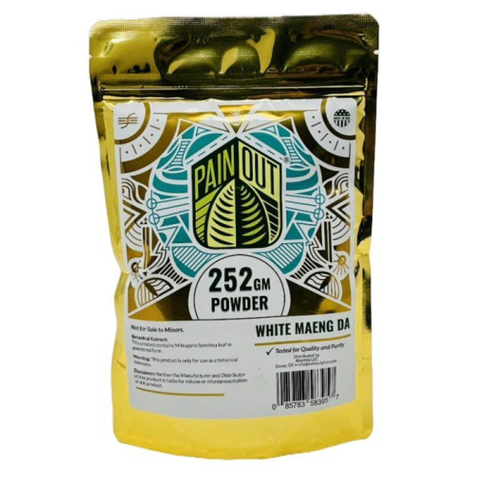 Picture of PAIN OUT KRATOM 252G POWDER - WHITE MAENG DA