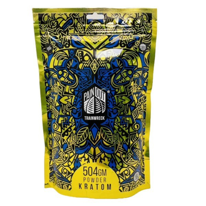 Picture of PAIN OUT KRATOM 756G POWDER - TRAIN WRECK
